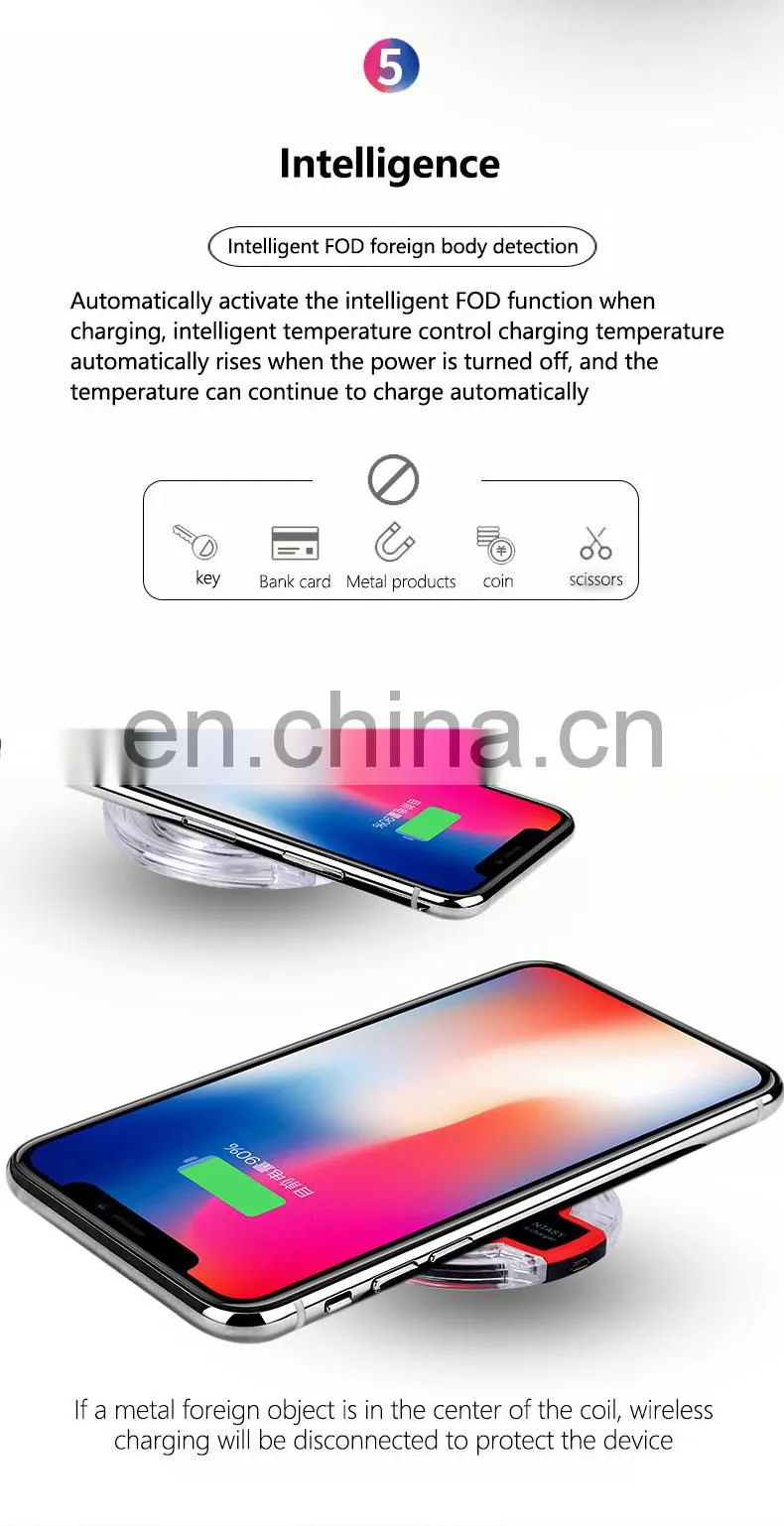 lamp with wireless charging new products 2020 for iphone 7/6/8 plus mobile phones for apple wireless charging