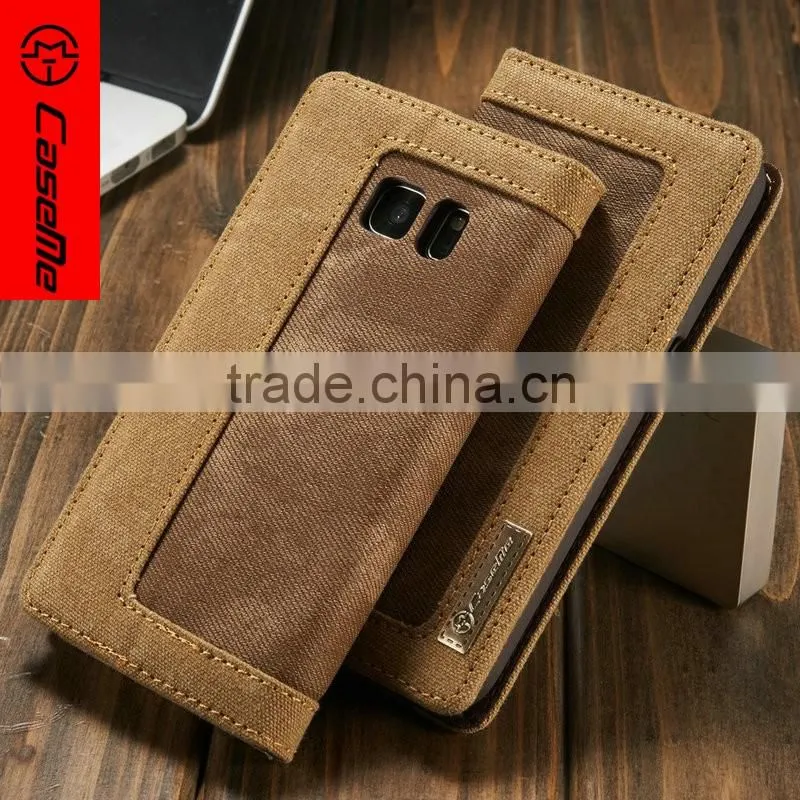 Factory price hot new products 2016 credit card insert case for Samsung Galaxy S7/S7 edge wallet