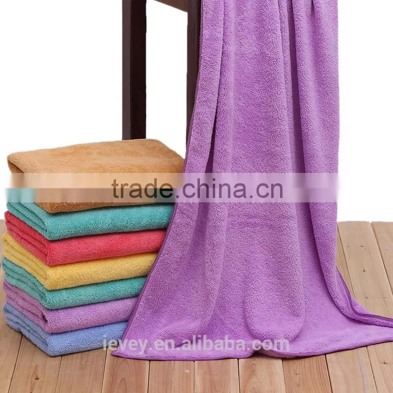 China market of electronic Super absorbent Coralon towel 70*140CM canbe add your logo more colors for choose