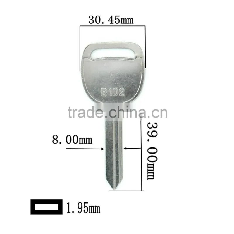 B102 High quality car key blank