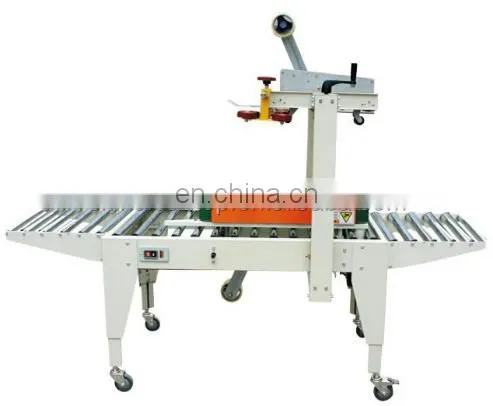 Fully Automatic corner edge H type box sealing tape machine edge banding corner rounding machine