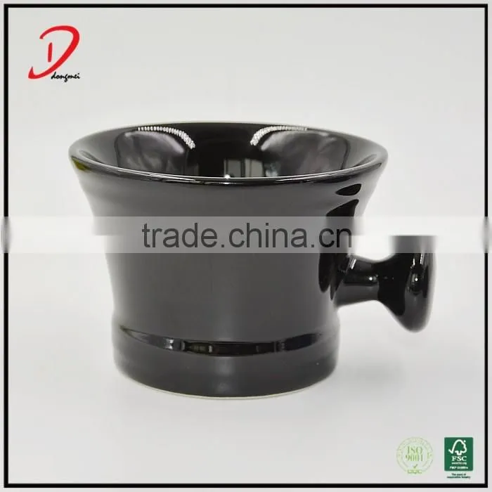 2016 New Colorful Private Label Ceramic Shaving Bowls For Men Shaving