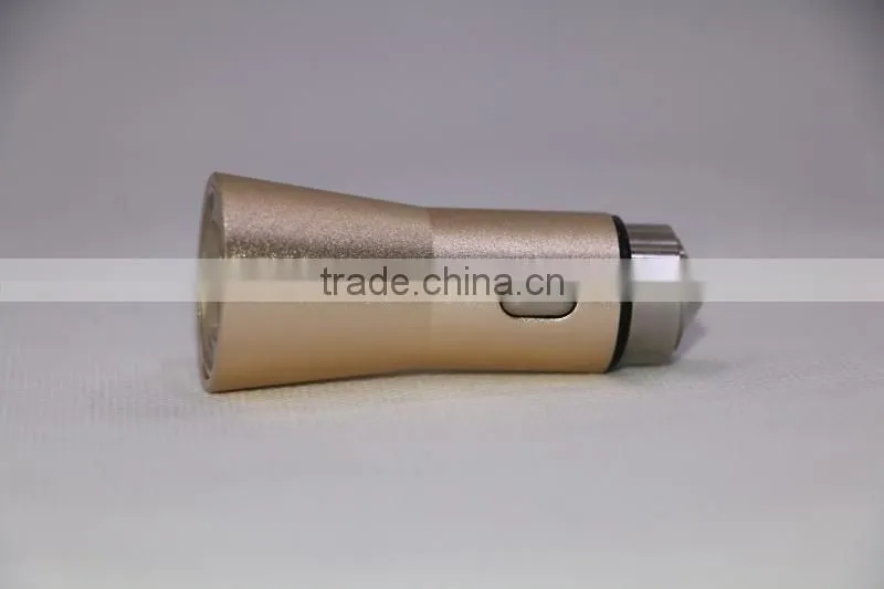 High quality with blister box OEM customized car charger 12V metal casing auto charger