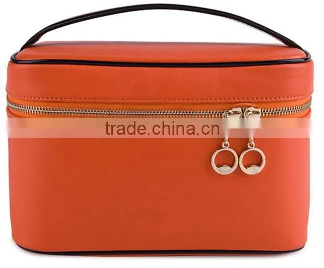 Large Cosmetic Bag Travel Makeup Organizer Case Holder,custom fabric beauty cosmetic case,soft cosmetic train case
