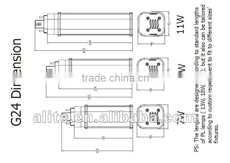 Samsung product 277v PL led lamp G24
