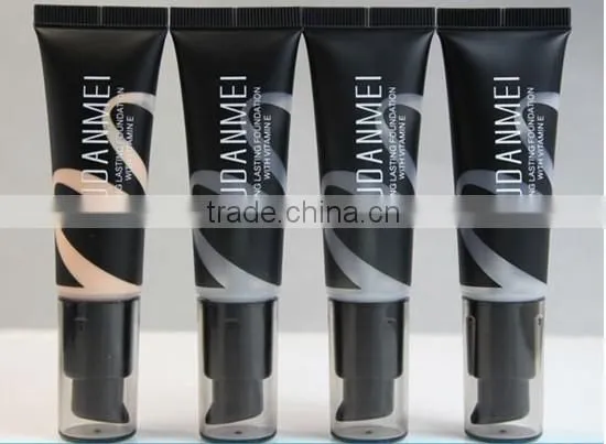 Cosmetic package pump tube with clear window (show the products),Airless pump tube