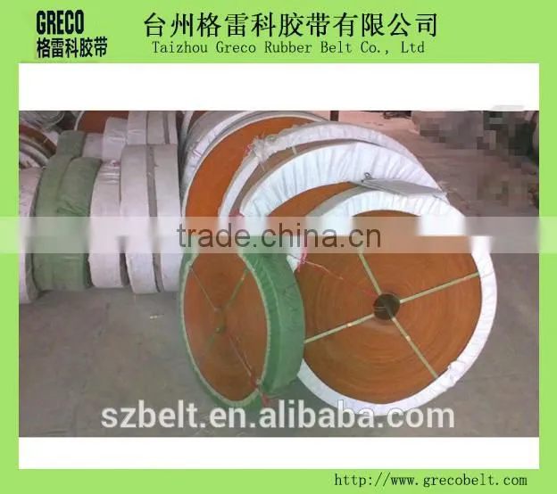 Cut edge transmision belt