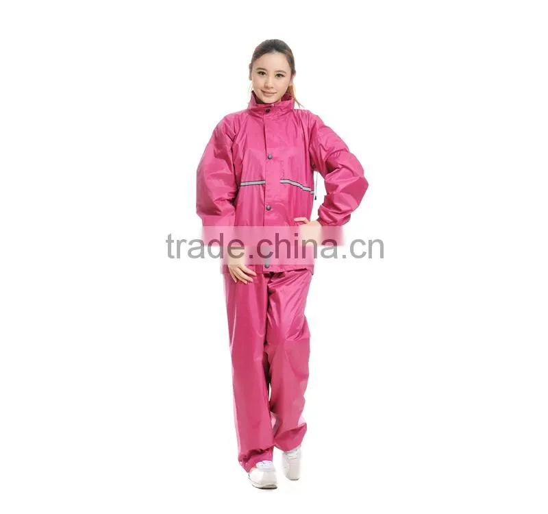 YANLI 100% waterproof,wholesale korea adult outdoor pvc raincoats