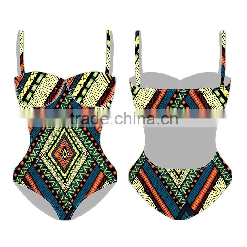2016 popular hot sexy women high quality swim wear cool One-Piece Swimsuit