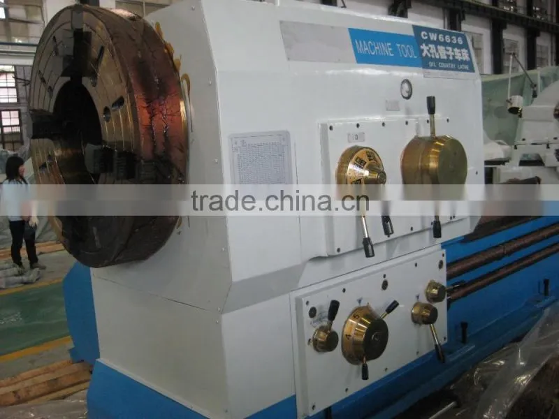 CW6636x5000 pipe threading lathe machine
