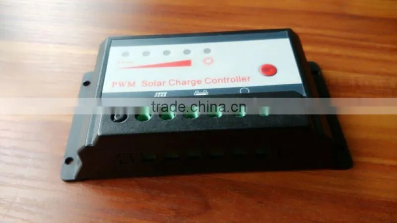 Factory supplier 12V/24V solar charge controller, pwm solar charge controller manual, 5A/10A solar charge controller