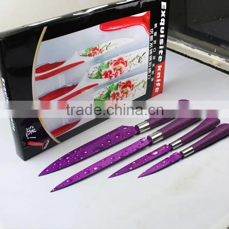 Non-stick printing knife set