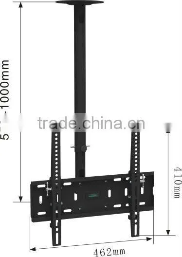 Swivel and height adjustable LCD TV ceiling brackets