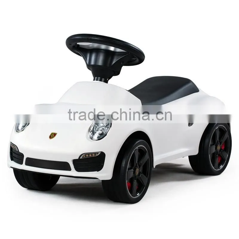 No need power use foot pushing licensed ride on car Porsche