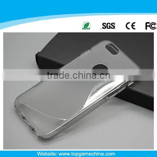 High Quality S Line TPU Case for iphone 6 mobile phone case