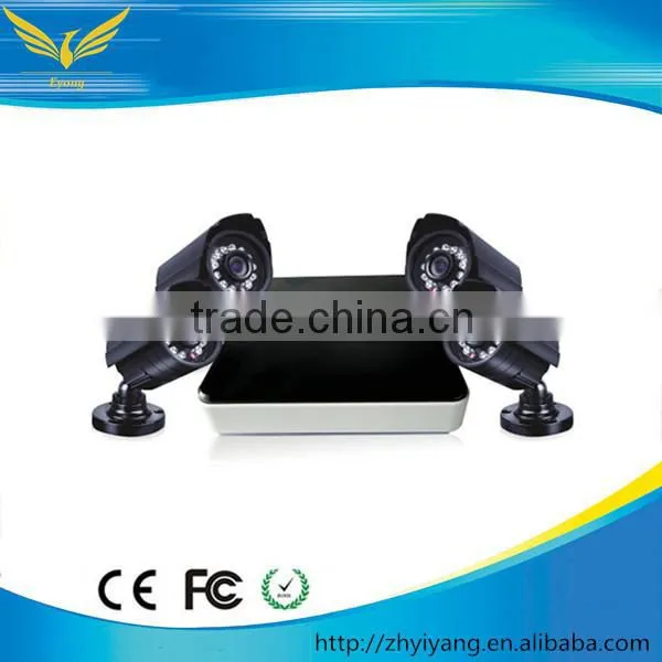 cheap cctv camera kit! 600TVL IR waterproof bullet Camera cctv dvr kit