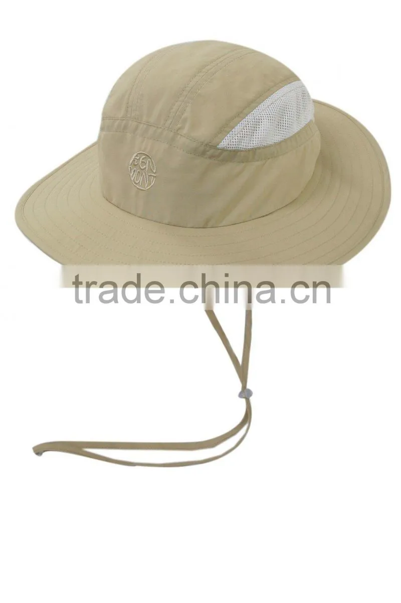 mesh cotton bucket hats for women with string
