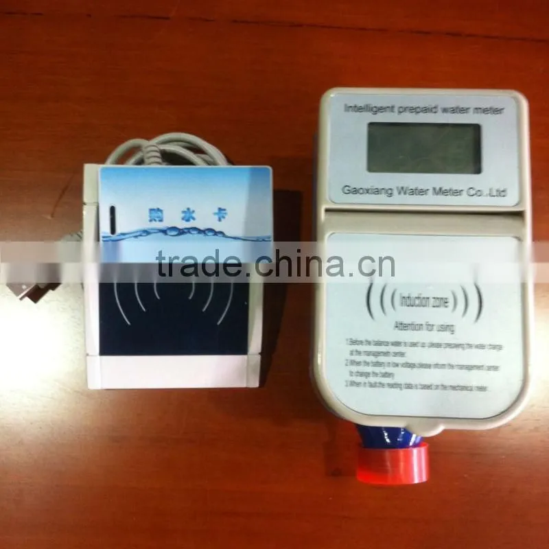 DN25 Prepay water meter with intelligent system with prepaid function