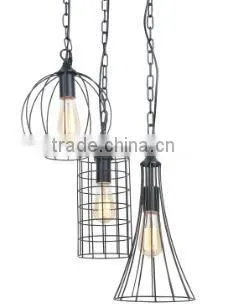 2016 Best Sellers LOFT Cage Filament Pendant Vintage Industrial Indoor Pendant Light