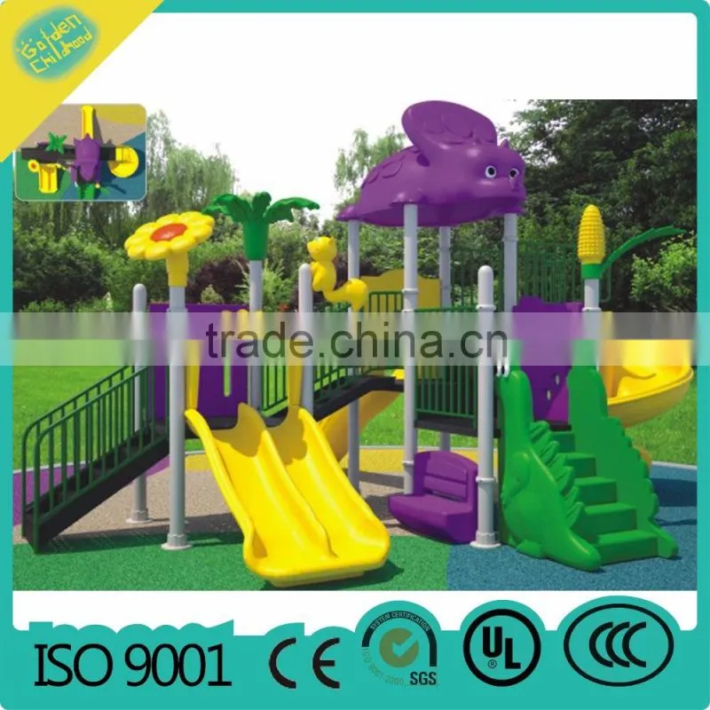 outdoor entertainment slide,outdoor kids plastic playground