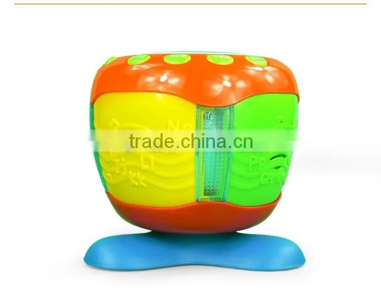 plastic educational musical drum toys for kids