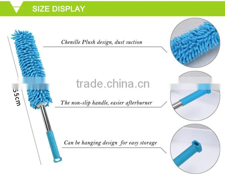 Roto telescopic microfiber duster