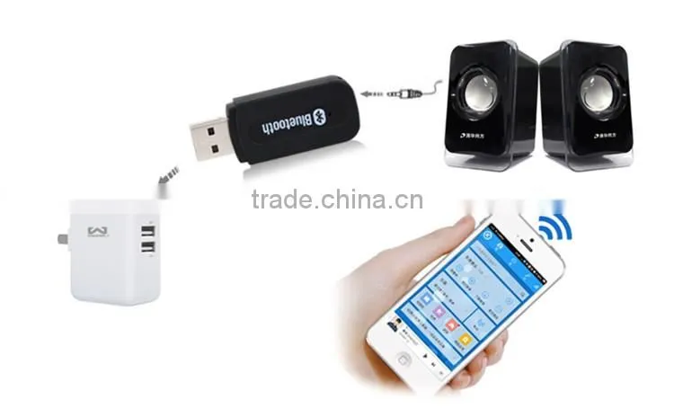 Mini Wireless 3.5mm Bluetooth Audio Receiver for Music Players