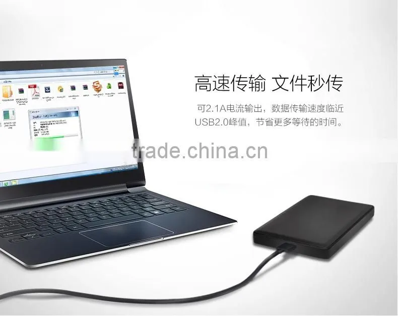 USAMS USB 2.0 Extension Cable for Universal USB Port Device 2M 2.1A Quick Charging Sync Data Extension Cable MT-5746