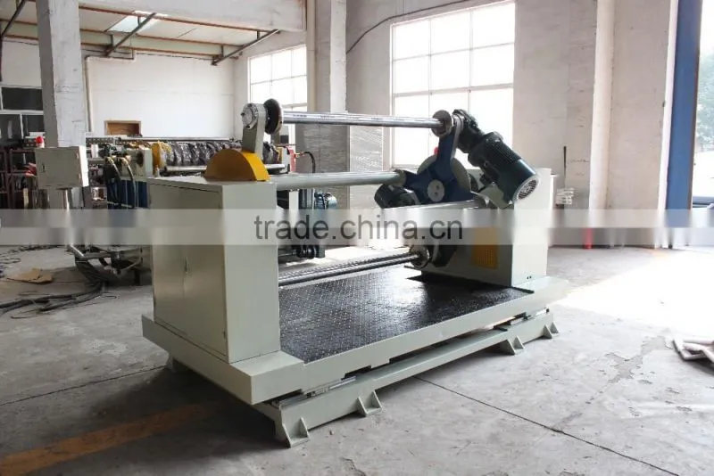 Plastic sheet/film winding machine