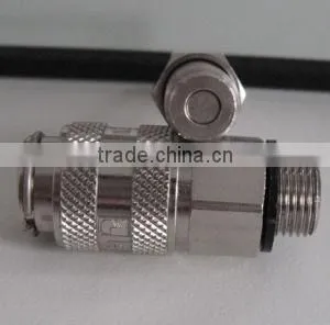 Brass Nickel Plating Weld check quick connector