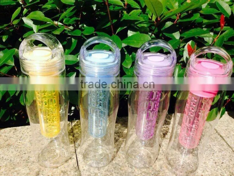 Colorful Tritan GYM drink bottle sport bottle portable bottle tea infuser bottle fruit juice water bottle