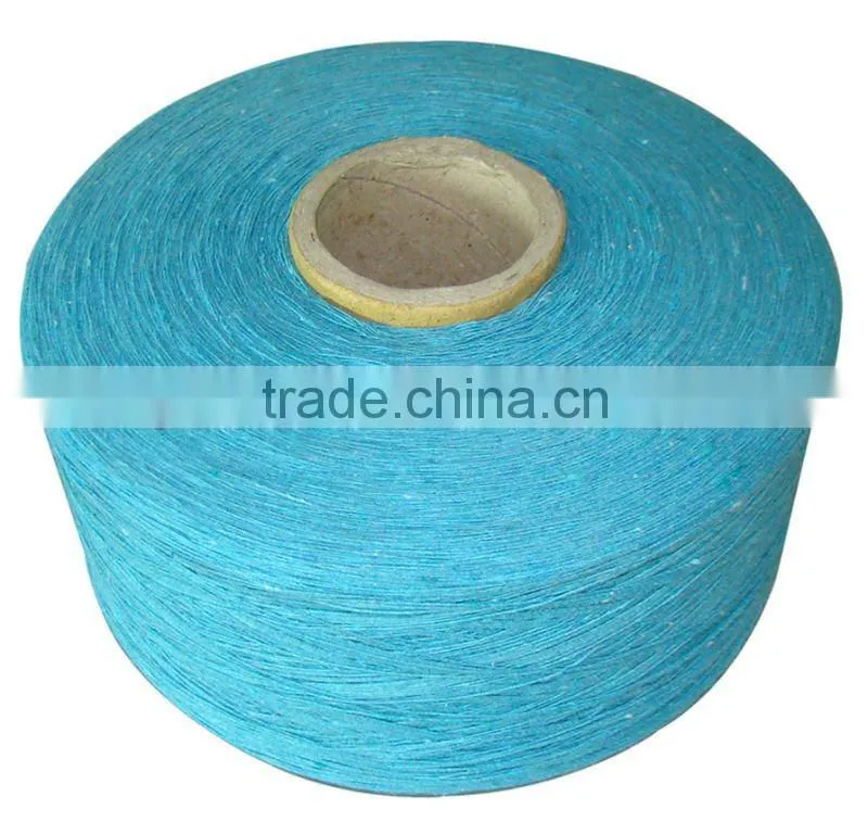 Green color Polyester cotton yarn