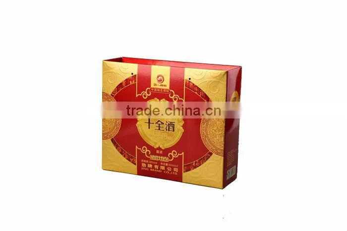 Colorful Custom Design Reusable Box Wine