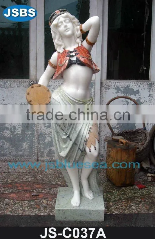 Stone carving of horse soldier