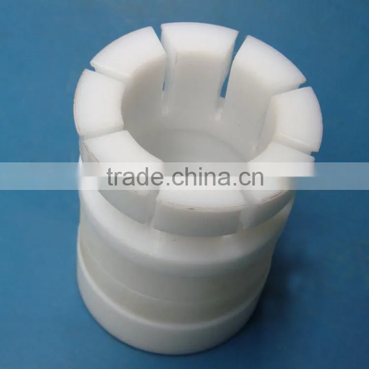 Custom engineering plastic bearing sleeve delrin acetal polyacetal cnc machining parts pom bushing