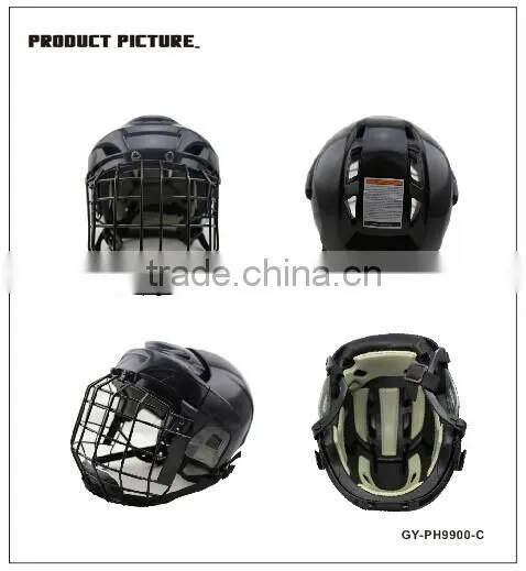 Profession players High dentisy PP Foam/ EPP ice field hockey player helmet for sale