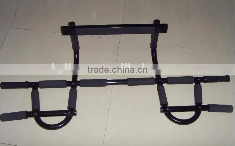 Total Workout Black Coated Door Gym Bar, Horizontal Bar