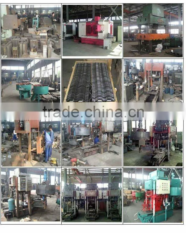 roof and floor tile making machine