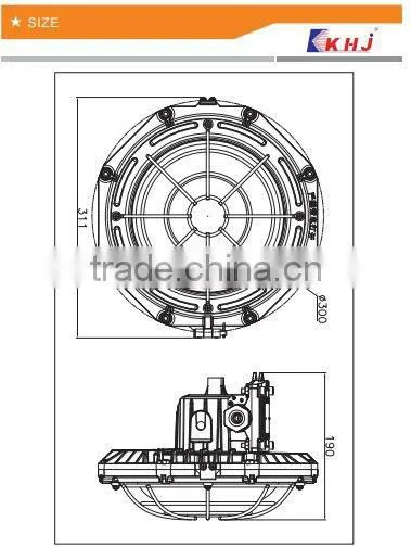 2014 HOT! ATEx approved LED explosion proof marine light