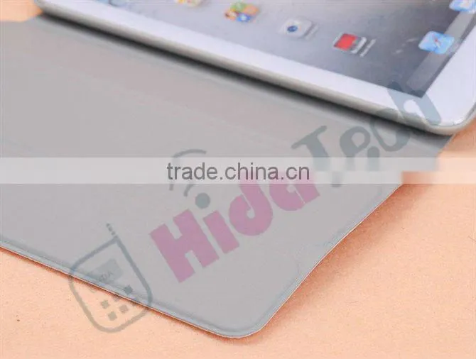 Wholesale Fashion Buckle Case for iPad Mini,Fashion 3 Fold Buckle Book Style Leather Case for iPad Mini