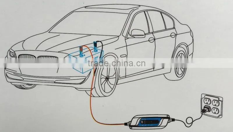 8 Steps Full Automatic Intelligent CAR BATTERY CHARGER 6V 12V