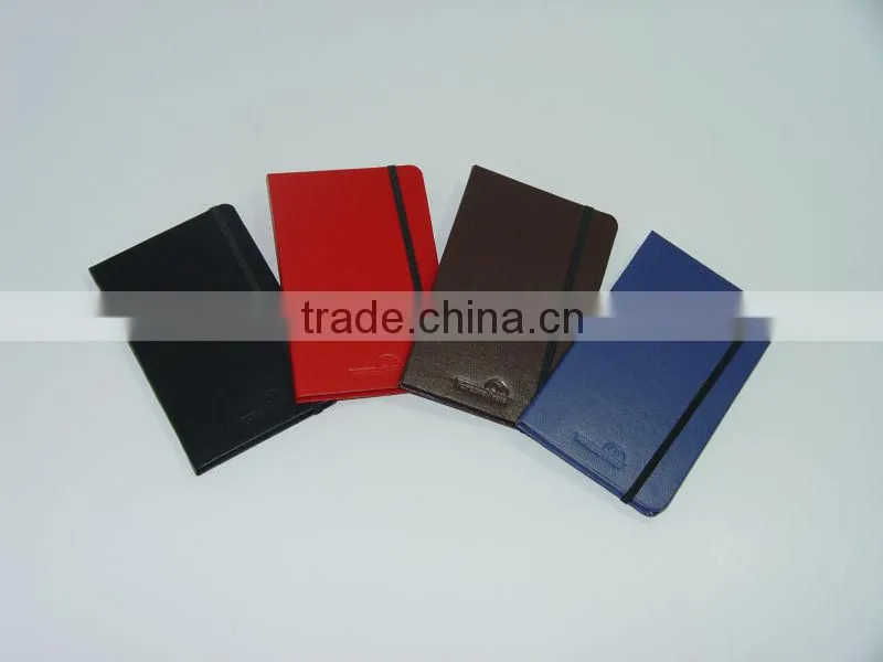 cardboard cover notebook with elastic