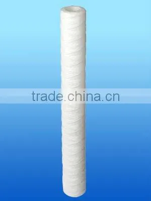 10inch slim pp yarn string wound water filter cartridge