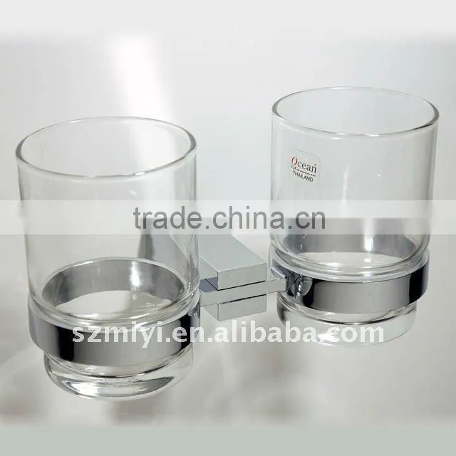 bathroom double cup holder