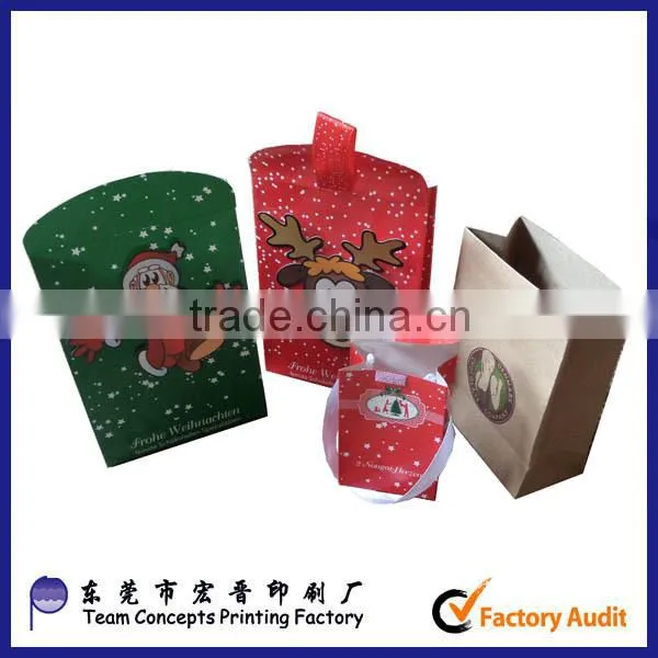 custom chrismas design chocolate cute children food bag