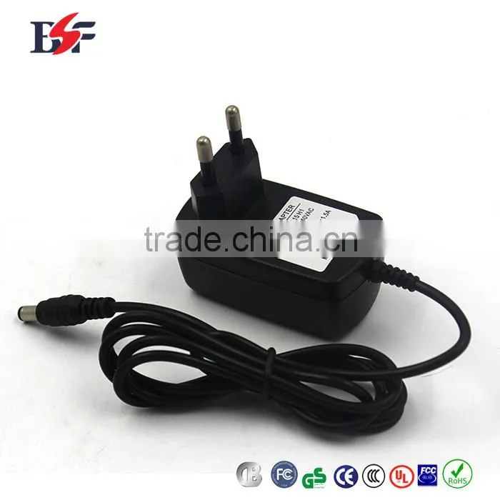 wall plug-in eu power adapter 5v 1.5a