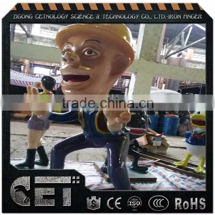 fiberglass figures sculpture fiberglass statue shopping street decoration