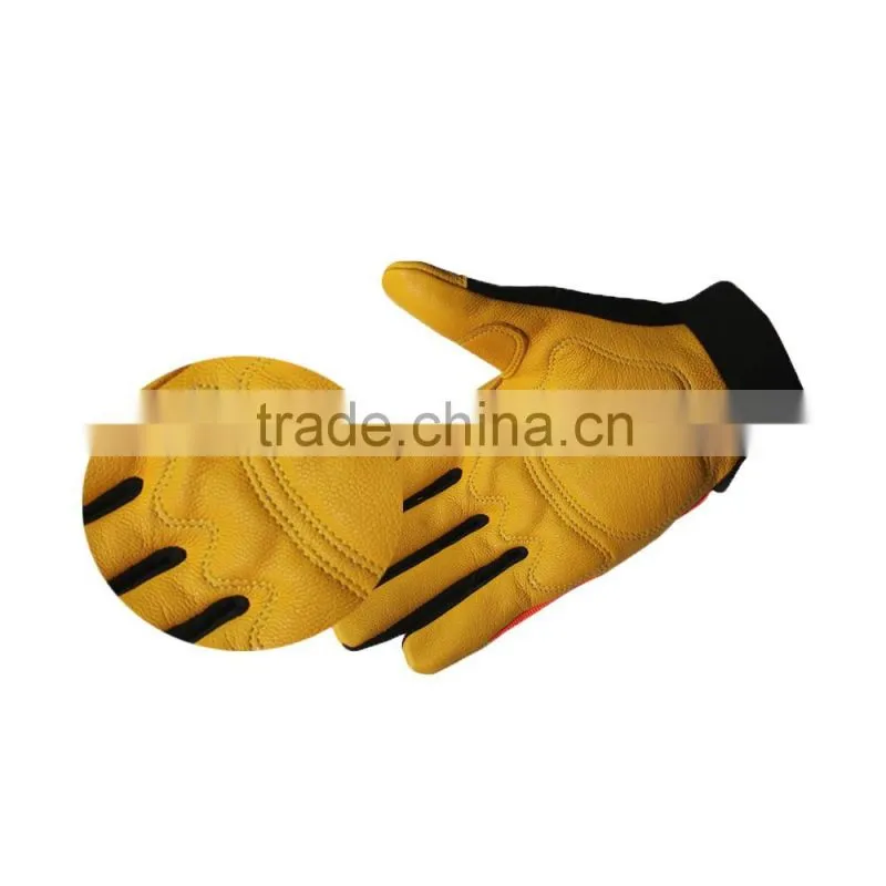 Customized Heavy Duty Anti-Slip pilot leather glove