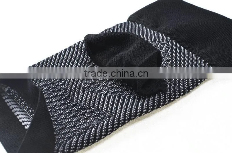 Knitting elastic ankle support sock with real heel