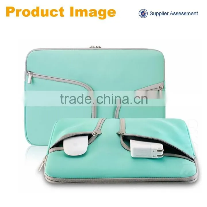2016 wholesale beautiful soft neoprene laptop sleeve bag